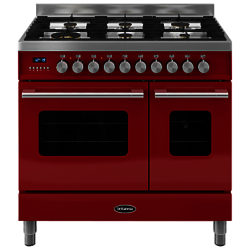 Britannia RC-9TG-DE Delphi Dual Fuel Range Cooker Gloss Red